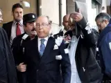 El empresario José María Ruíz Mateos asistiendo a un juicio en Madrid.