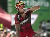 El ciclista belga Gilbert en una imagen de archivo en la Vuelta a España.