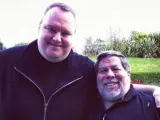 Kim Dotcom y Steve Wozniak.
