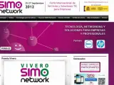 Página web de SIMO Network.