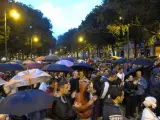 Concentración en Pamplona de la convocatoria 'Rodea el Congreso'.