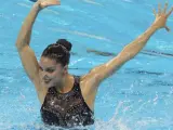 La nadadora española Andrea Fuentes.