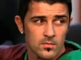 El jugador asturiano del Barça, David Villa.