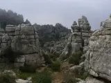 Paisaje c&aacute;rstico, en el Paraje Natural del Torcal de Antequera