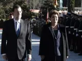 Rajoy y Dilma Rousself en Moncloa