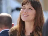 Carla Bruni, en una de sus apariciones públicas.