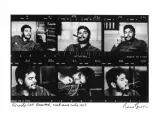 Hoja de contactos del reportero René Burri de la famosa sesión fotográfica al Che en 1963