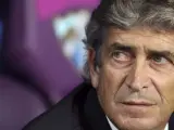 Manuel Pellegrini, entrenador del Málaga.