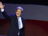 John Kerry, excandidato demócrata a la presidencia de EE UU, durante la convención demócrata de Charlotte, Carolina del Norte.