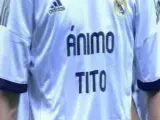 Mensaje de ánimo del Real Madrid a Tito Vilanova.
