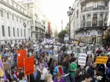 El movimiento 15M se manifiesta en Andalucía durante la semana previa a las elecciones del domingo 25 de marzo.