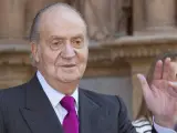 El rey Juan Carlos, en una imagen de la pasada Semana Santa en Mallorca.