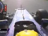 Peineta de Webber a Vettel en el Gran Premio de Malasia de Fórmula 1.