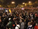 Miles de manifestantes protestan en el centro de Madrid durante el 25-S.