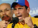 Henrique Capriles, en su discurso tras los comicios presidenciales de Venezuela.