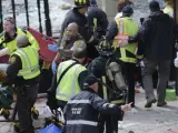 Caos en el final del maratón de Bostón tras varias explosiones cerca de la línea de meta.