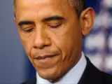 El presidente de EE.UU., Barack Obama, tras el atentado de Boston.