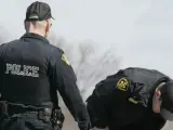 Dos policías canadienses, en una imagen de archivo.