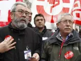 Los líderes de UGT y CC OO, Cándido Méndez e Ignacio Fernández Toxo, en una imagen de archivo.