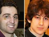 Los hermanos Tamerlan Tsarnaev, de 26 años (i) y Dzhokhar Tsarnaev, de 19 años (d).
