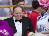 Sheldon Adelson, durante la inauguración de su complejo del juego en Macao (China).
