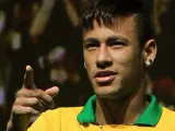 El futbolista brasileño Neymar, fotografiado durante un acto publicitario en Brasil.