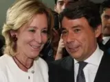 Ignacio González, junto a Esperanza Aguirre el día que pronunció su dicurso de investidura como presidente de la Comunidad de Madrid.