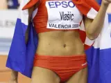 La saltadora de altura Blanka Vlasic.