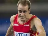 Ángel David Rodríguez, en plena carrera.