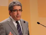 El portavoz del Govern, Francesc Homs, tras la reunión del Ejecutivo catalán.