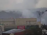 Vista general del humo que proviene del centro comercial Westgate de Nairobi, Kenia, asaltado durante días por terroristas islámicos.