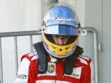 Fernando Alonso, tras la calificación del GP de Japón de Fórmula 1.