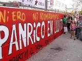 Protesta de los trabajadores de Panrico.