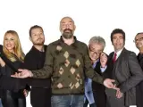 Fotografía facilitada por TVE del nuevo programa de humor 'Se hace saber', del humorista Goyo Jiménez, una radiografía en clave de comedia de Españ.