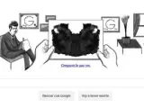 Imagen del doodle interactivo que el buscador Google ha dedicado al Test de Rorschach.