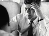 Jacques Lowe retrata a John Fitzgerald Kennedy en Nebraska, en la primavera de 1960. La foto está incluida en el libro 'Kennedy. El álbum de una época'