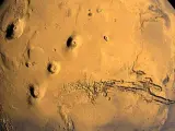 Marte debe su color rojizo al óxido de hierro.