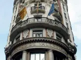 Fotografía de archivo tomada el 7 de noviembre de 2011 que muestra la fachada de la sede central del Banco de Valencia (en la ciudad de Valencia).