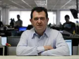 Arsenio Escolar, director de 20minutos, en la sede del medio en Madrid.