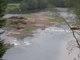 Obras en el río Nalón