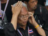 El líder de las protestas masivas de Tailandia Suthep Thaugsuban en una manifestación el viernes 29 de noviembre de 2013.
