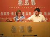 Marga Sanz E Ignacio Blanco En Una Rueda De Prensa