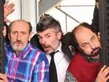 Enrique (José Luis Gil), Coque (Nacho Guerreros) y Antonio (Jordi Sánchez) en 'La que se avecina'.