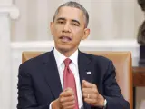 El presidente de EE UU, Barack Obama, en un encuentro oficial reciente en la Casa Blanca.