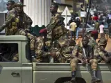 Fuerzas gubernamentales en Bangui, la capital de la República Centroafricana, en una imagen de archivo.