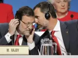 Mariano Rajoy y el príncipe Felipe, en una imagen de archivo.