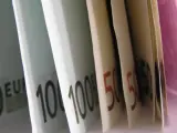 Varios billetes de euro.