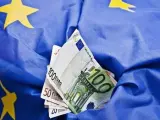 Imagen de archvio de billetes de euro.