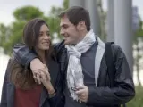 Sara Carbonero e Iker Casillas paseando por Madrid.