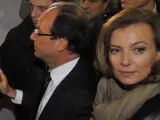 Valerie Trierweiler, compañera sentimental de François Hollande.